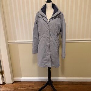 Patagonia Women's Light Gray Trench Coat